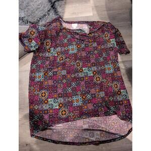 Lularoe Medium Irma Kaleidoscope Pattern